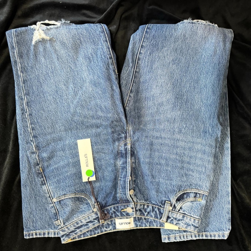 ROLLA'S Classic Straight Blue Jeans